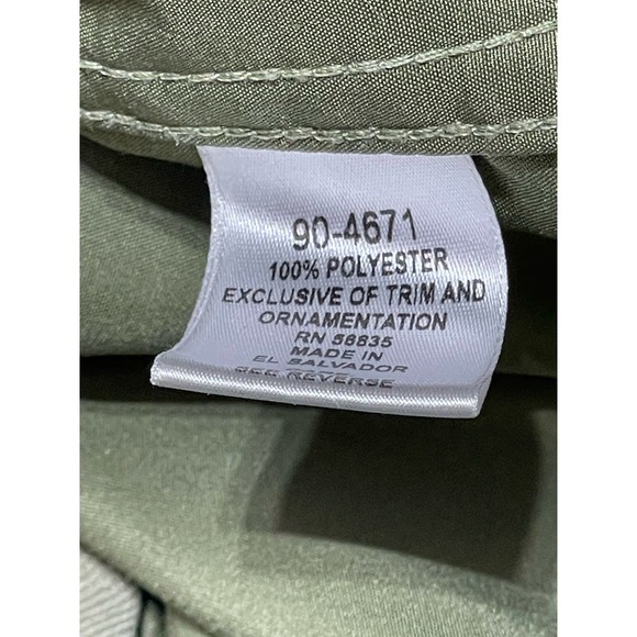 Cabelas Men’s Heavy Button Down Long Sleeve Shirt Green EUC Size M - Picture 5 of 7